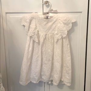 Zara eyelet dress 3/4T
